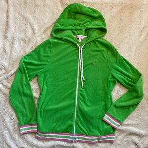 Lilly Pulitzer terry zip up hoodie